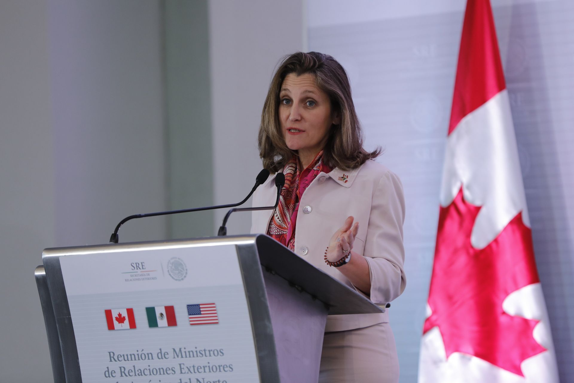 Canadá aboga por terminar la negociación TLCAN "rápido"