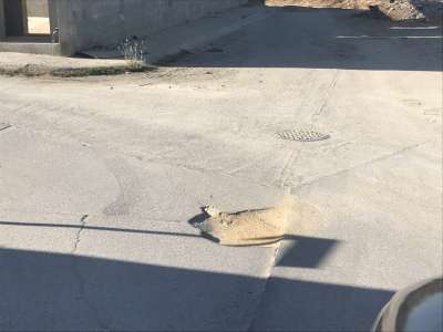 Baches rellenados de tierra