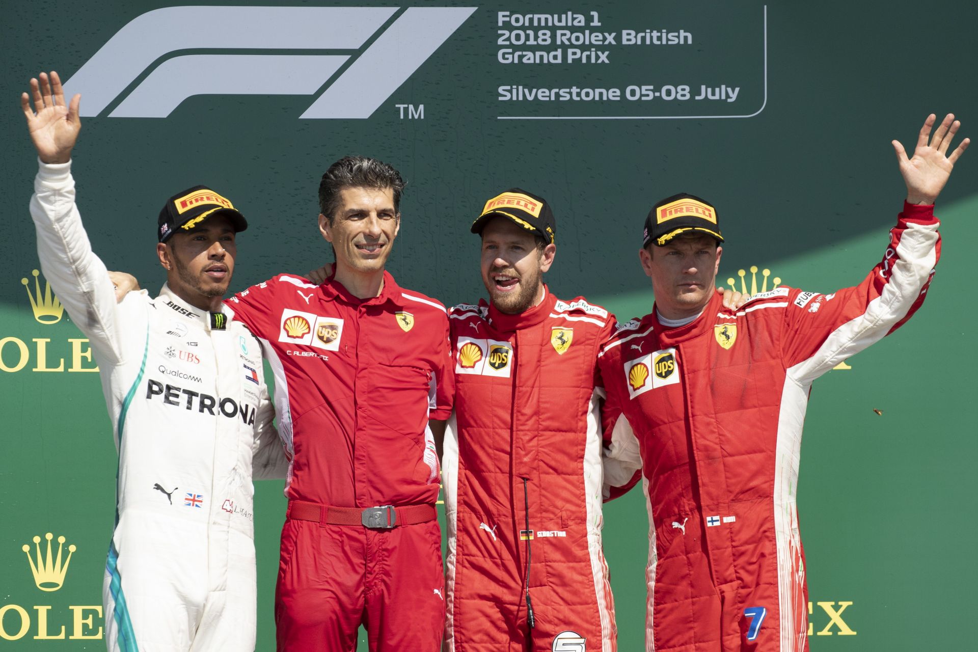 British Formula One driver Lewis Hamilton of Mercedes AMG GP, Claudio Albertini