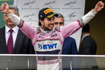 Pérez, octavo podio en F1. Hice las dos mejores vueltas de mi carrera