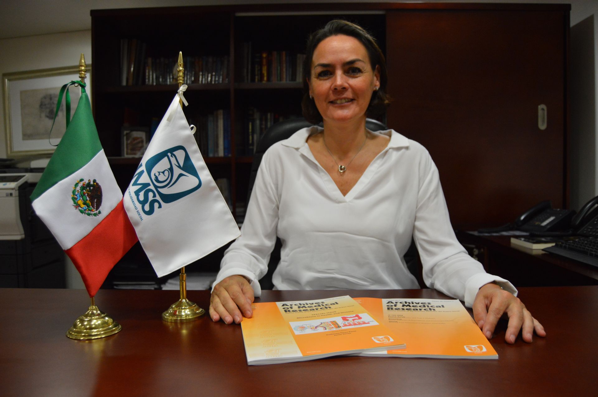 Ana Carolina Sepúlveda Vildósola, titular de la unidad de Educación, Investigación y Políticas de Salud del IMSS 2