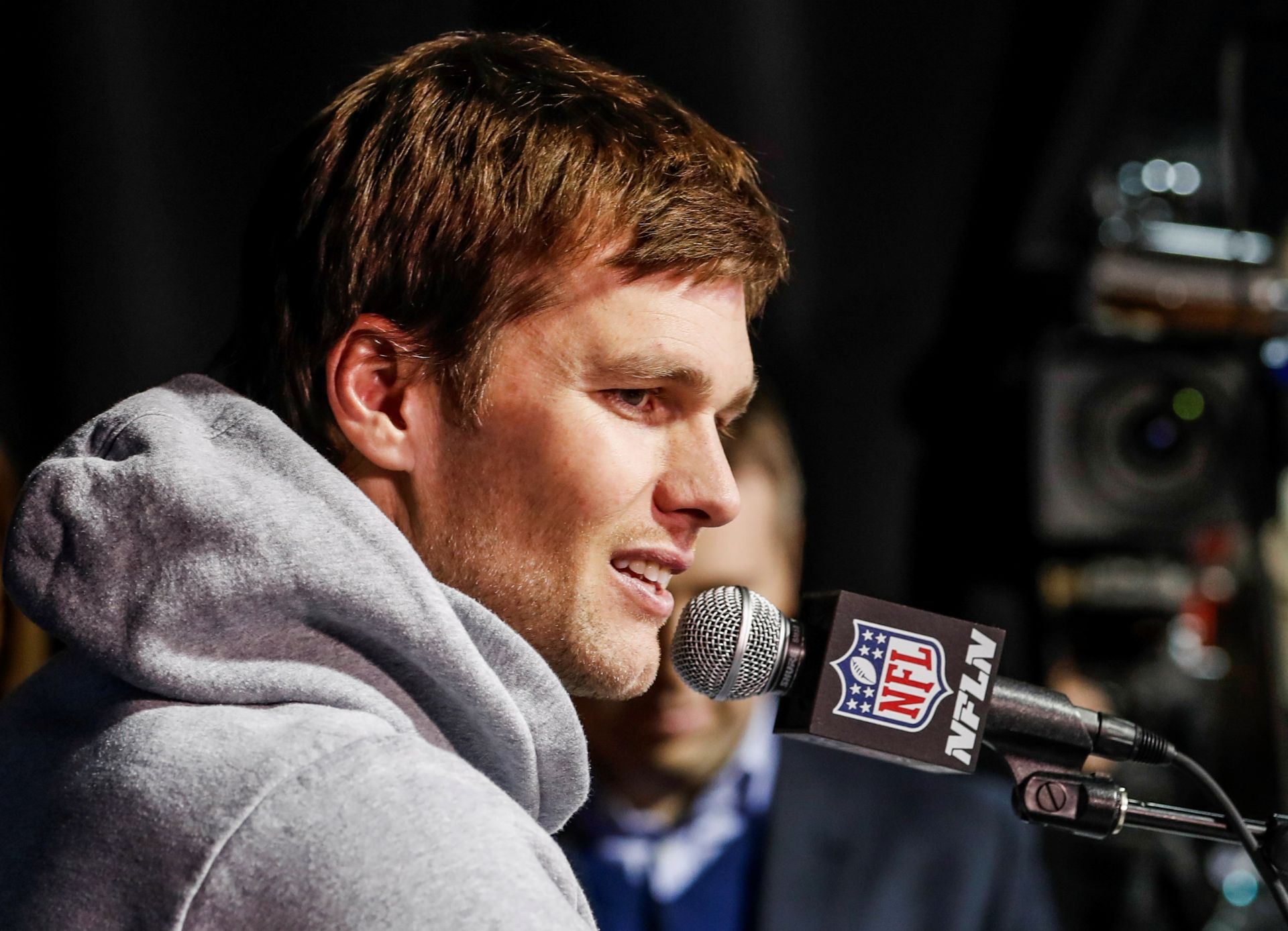 El jugador de los Patriots de Nueva Inglaterra Tom Brady