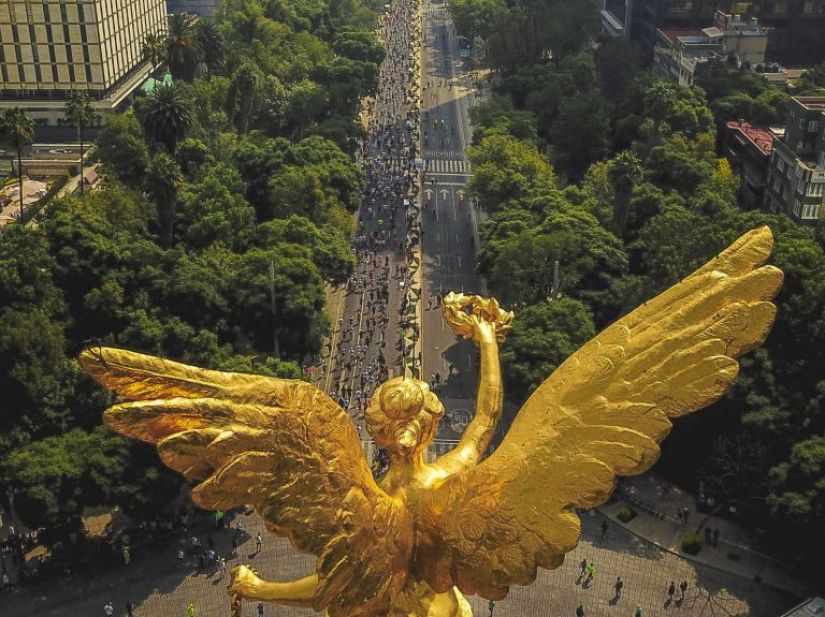 Ángel de la Independencia en la CDMX