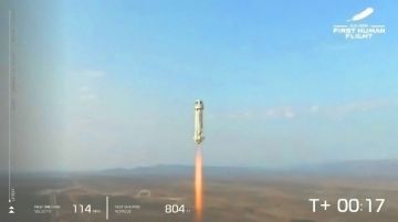 Despegue del cohete 'Blue Origin'