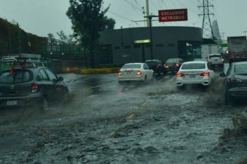 Una tormenta deja severas inundaciones en el  Estado de México y en la CDMX