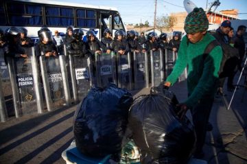 Migrantes resisten intentos de reubicación en Tijuana