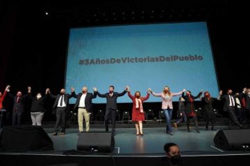 Morena celebra festival por los tres años de triunfo de AMLO