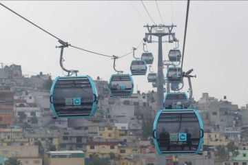 CDMX abre línea 1 del Cablebús, su primer teleférico, en la Gustavo A.